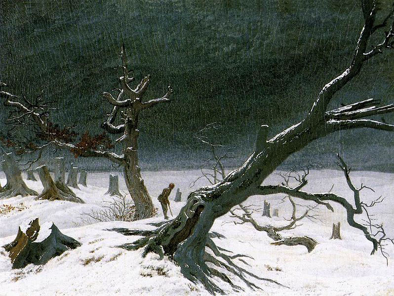 Caspar David Friedrich Winter Landscape